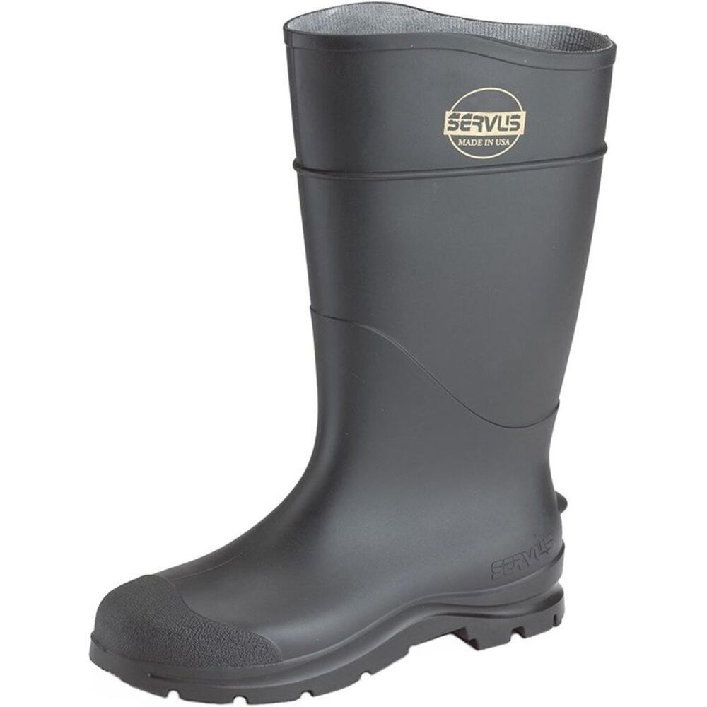 Custom Leathercraft Norcross Servus 16" Waterproof Knee Boots  - Black, Size 11